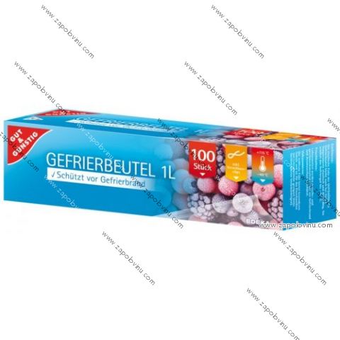 G+G sáčky do mrazáku 1L 100 ks