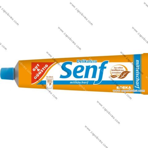 G+G Delikátní hořčice, jemně pálivá 200ml