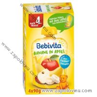 Bebivita banán s jablkem po 4 měsíci 4x90g