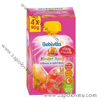 Bebivita jahody jablka hruška 1-3 roky 4x90g