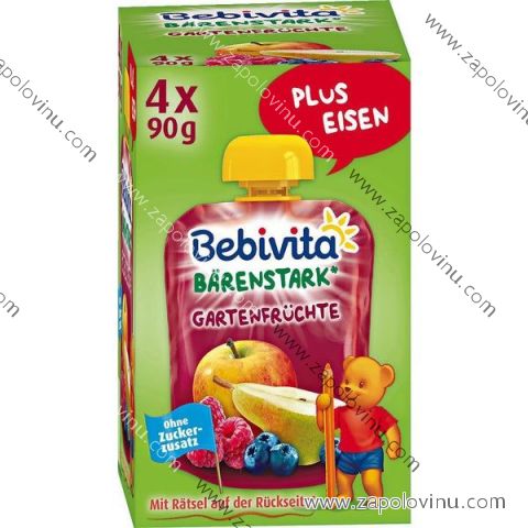 Bebivita zahradní ovoce 1-3 roky 4x90g