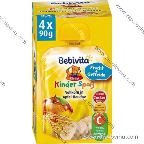 Bebivita celozrné cererálie jablko banán 1-3 roky 4x90g