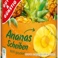 G+G Ananas celé plátky 565g