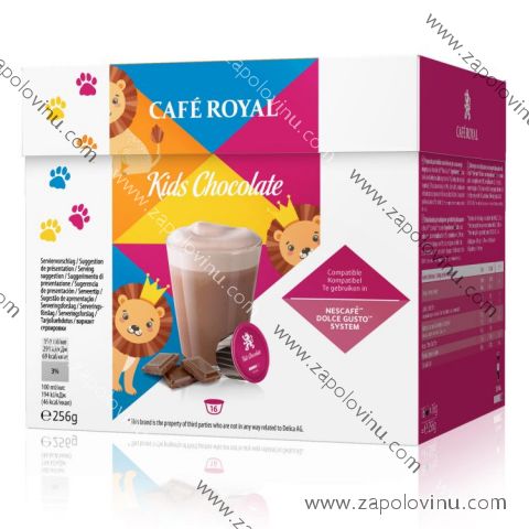 Café Royal kávové kapsle pro Dolce Gusto Horká Čokoláda 16 ks