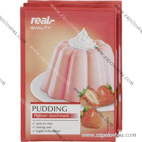 REAL Quality pudung jahoda 3x37g