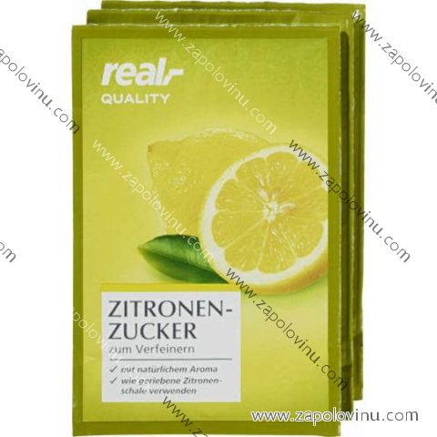 Real Quality citrónový cukr pro zjemnění 3x10g