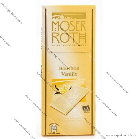 Moser Roth Bílá čokoláda s vanilkovou příchutí , 125g