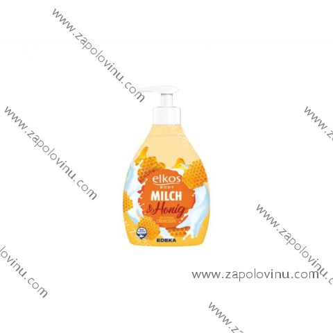 Elkos mléko a med tekuté mýdlo 500 ml