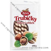 Brick Trubičky plněné lískový oříšek 150g