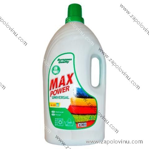 Max Power Universal prací gel 4 l