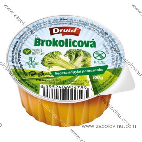 DRUID Vegetariánská pomazánka s brokolicí 100g