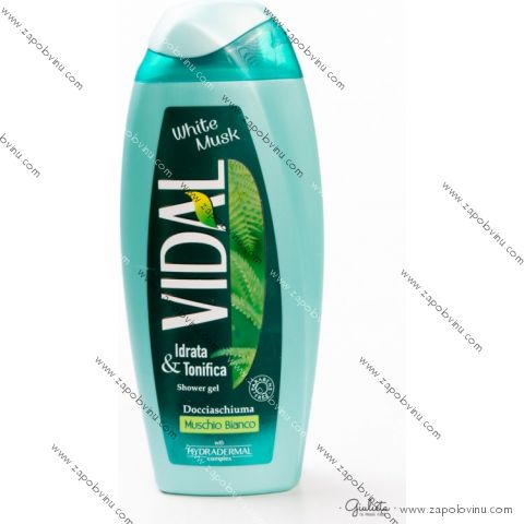 Vidal White musk sprchový gel 250 ml