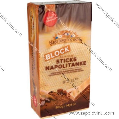 Blago Bisernog Ostrva Block wafers kakao čokoláda 400g