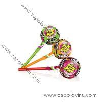 Pin Pop Sour lízátko s kyselou ovocnou příchutí a žvýkačkou 17g