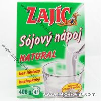 Zajíc nápoj sojový NATURAL 400 g