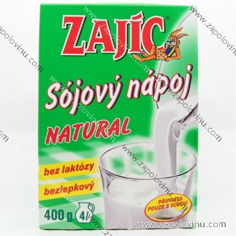 Zajíc nápoj sojový NATURAL 400 g