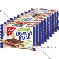 G+G Crunchy Break - Sušenky Mléko a lískové oříšky 10 x 25 g