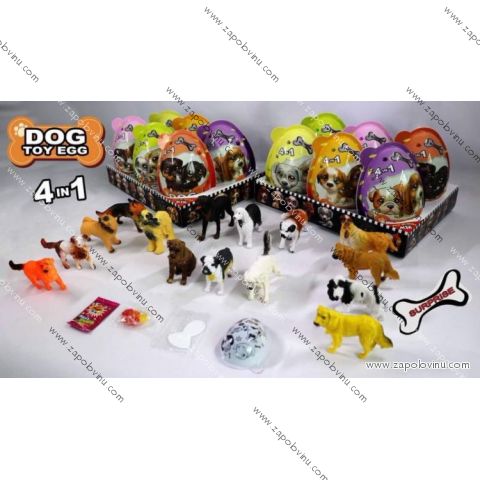 Dog vajíčko s překvapením 14 cm