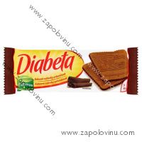 Diabeta Sušenky kakaové polomáčené 90 g