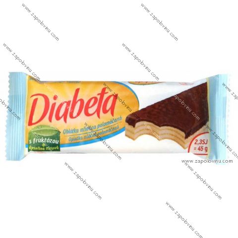 Diabeta oplatka mléčná polomáčená 45g