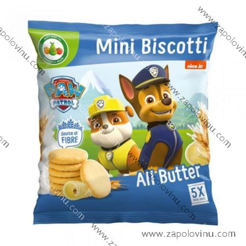 Paw Patrol Sušenky mini biscotti ovesné máslové 100g