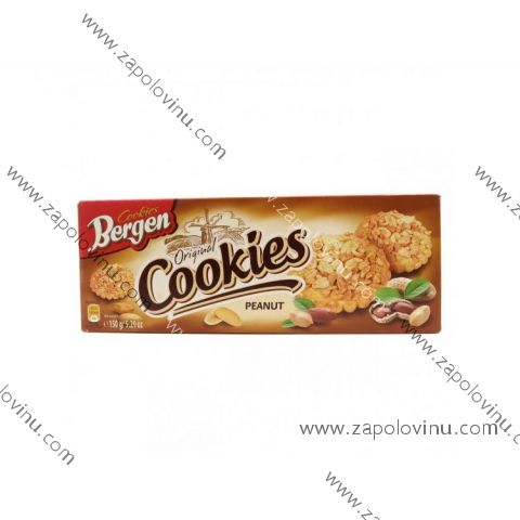 BERGEN COOKIES PEANUT 125G