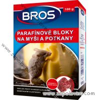BROS parafínové bloky na myši a potkany 100g