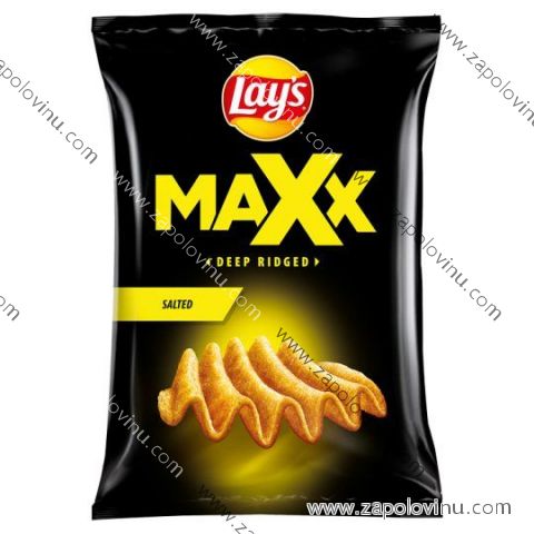 Lay's Maxx Smažené bramborové lupínky solené 120g