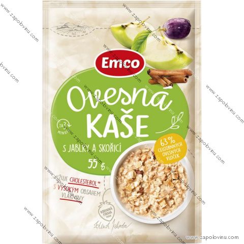 Emco Ovesná kaše s jablky a skořicí 55 g