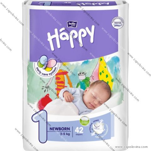 Bella Happy 1 Newborn 2-5 kg 42 ks
