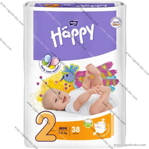 Bella Happy 2 Mini 3-6 kg 38 ks