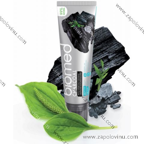 Biomed Charcoal zubní pasta s přírodním černým uhlím 100 g