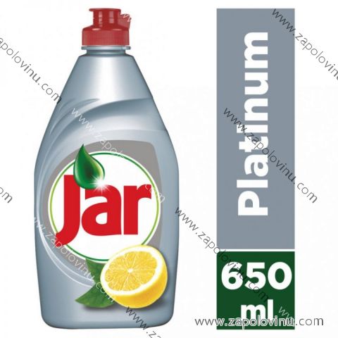 Jar Platinum prostředek na mytí nádobí Lemon + Lime 650 ml
