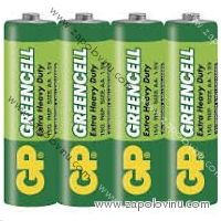 Baterie zinkochloridová GP Greencell AA, R06, fólie 4ks