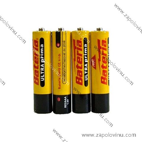 Bateria Slaný Baterie Ultra Prima AAA 4 ks