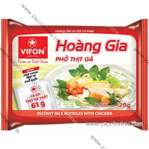 Vifon Hoang Gia instantní rýžová nudlová polévka kuřecí PHO GA 120 g