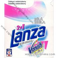 Lanza 2v1 Bílá prací prášek na bílé prádlo s Vanish Ultra 4 dávky 300 g
