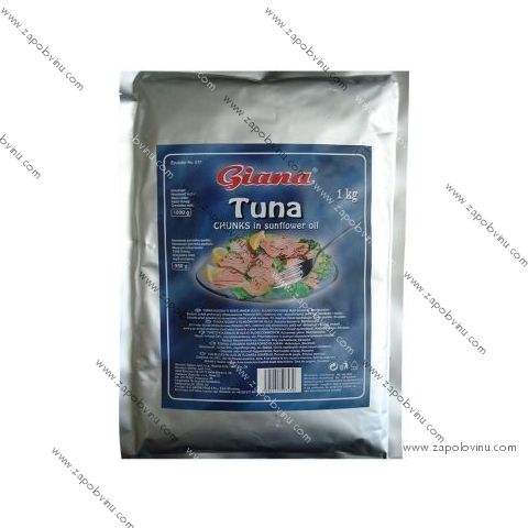 Giana Tuna Tuňák kousky ve slunečnicovém oleji 1000 g