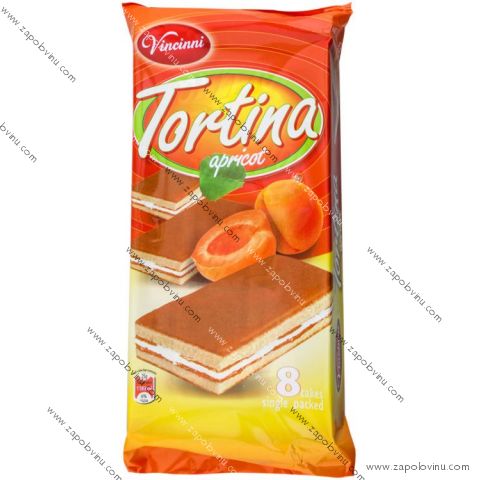 Vincinni Tortina řez Apricot 200 g