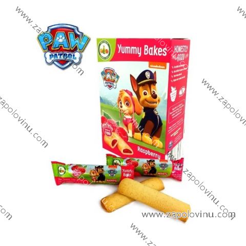 Paw Patrol Malinové štrůdlíky 115g