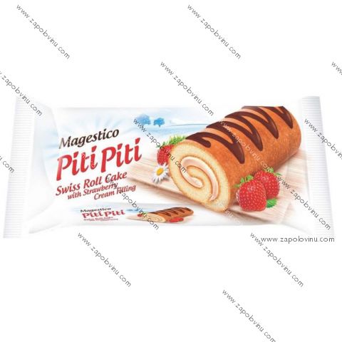 Piti Piti Swiss roláda 150g Jahodová