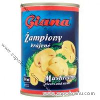 Giana žampiony krájené 314ml