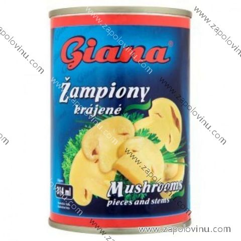 Giana žampiony krájené 314ml