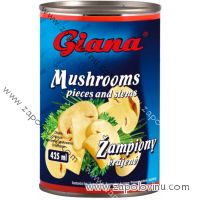 Giana žampiony krájené 425 ml