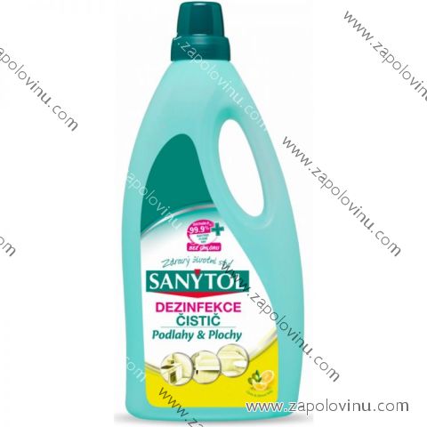 Sanytol univerzální dezinfekční prostředek na podlahy Citrón 1 l