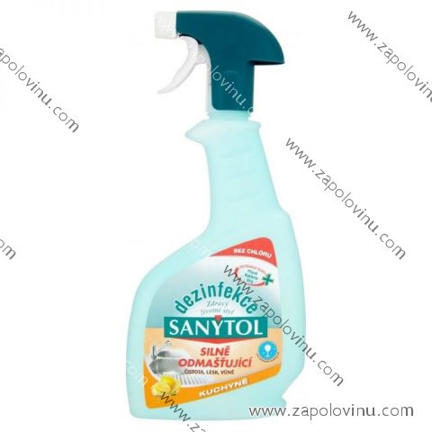 Sanytol dezinfekční odmašťující čistič na kuchyně, 500 ml