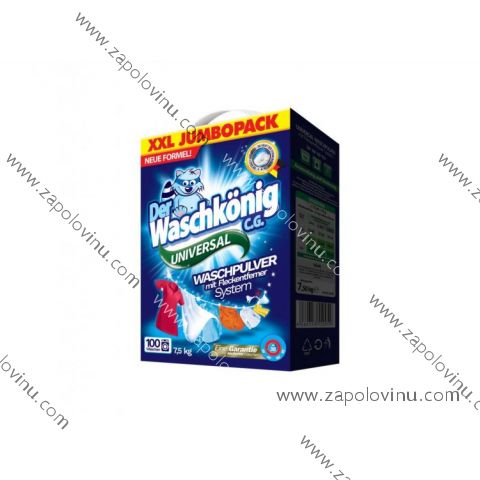 Waschkönig Universal prací prášek 7,5kg - 100 praní