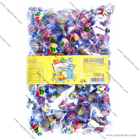 ABC ovocné plněné bonbóny 1kg