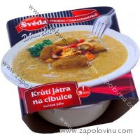 Švéda Krůtí játra na cibulce 340 g