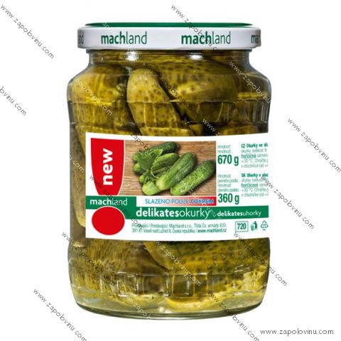 Machland Delikates okurky 670 ml